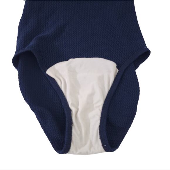 Vintage One Piece Swimsuit Black White Bow Strapless, Barbiecore, Fits Small - Picture 3 of 7